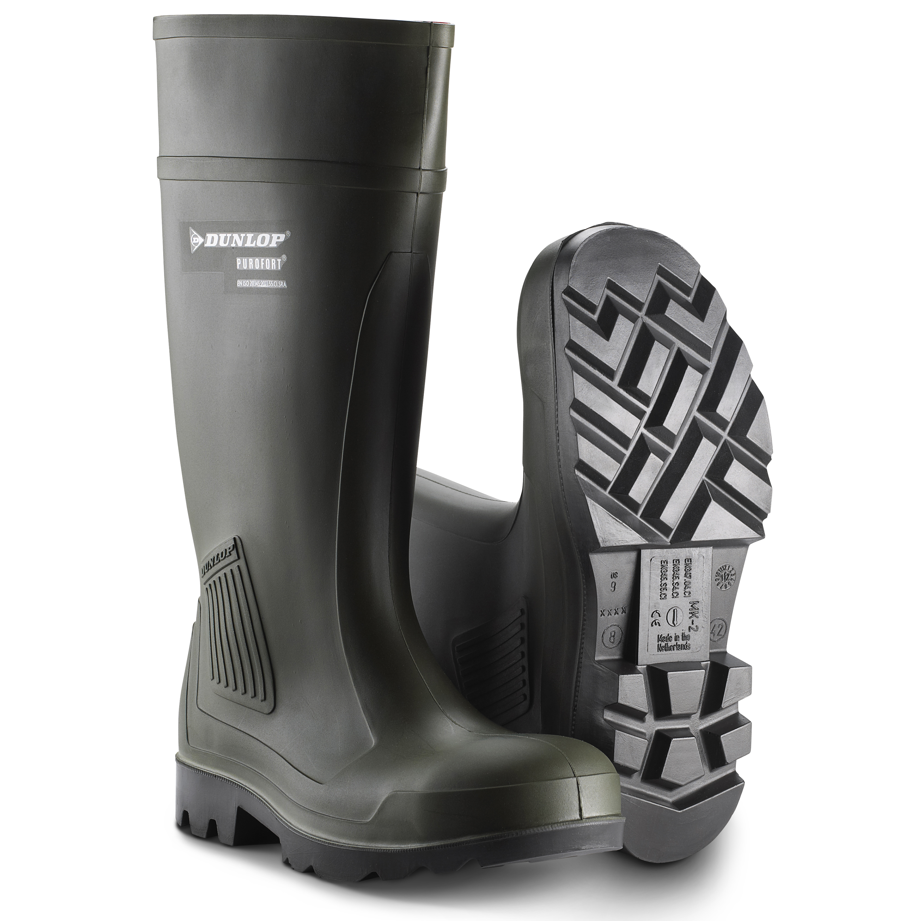 DUNLOP 462933 Purofort PU stövel. Lätt och slitstark PU stövlar EN345 S4 arbetsstövlar Gummistövlar arbetsstövlar